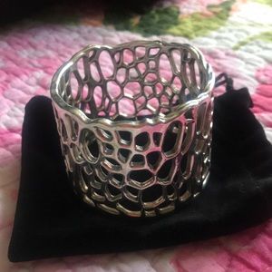 Beautiful ornate sterling silver bracelet.